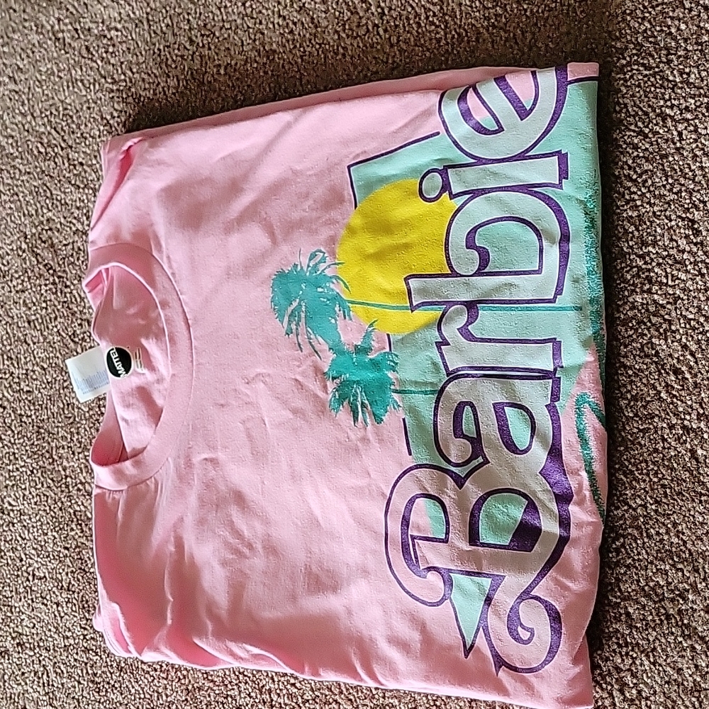 Pink Mattel Barbie tshirt